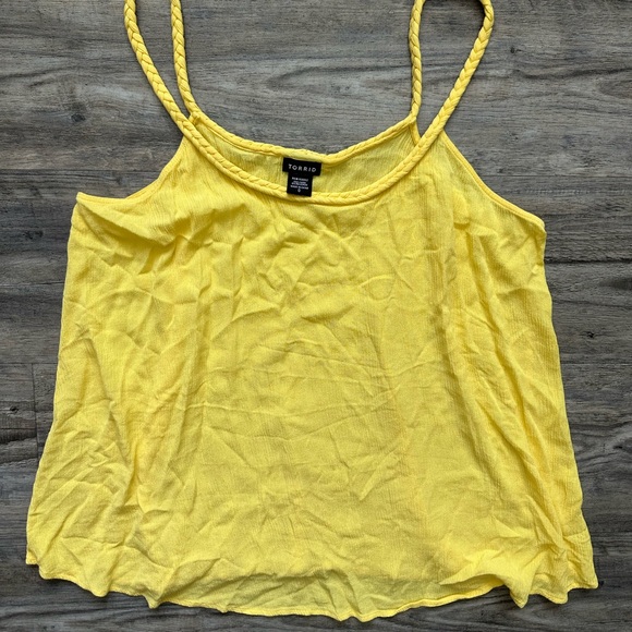 torrid Tops - Torrid yellow tank top